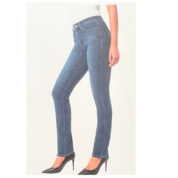Santana Jeans | Women's Slim Leg Jeans | Regular Wash | Blue | Various Sizes - Picture 5 of 5